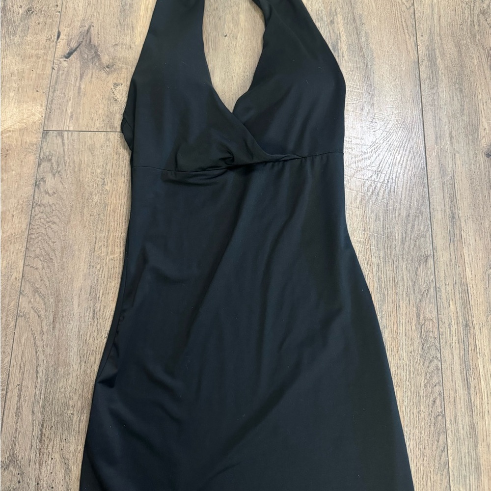 Black Halter Neck Dress